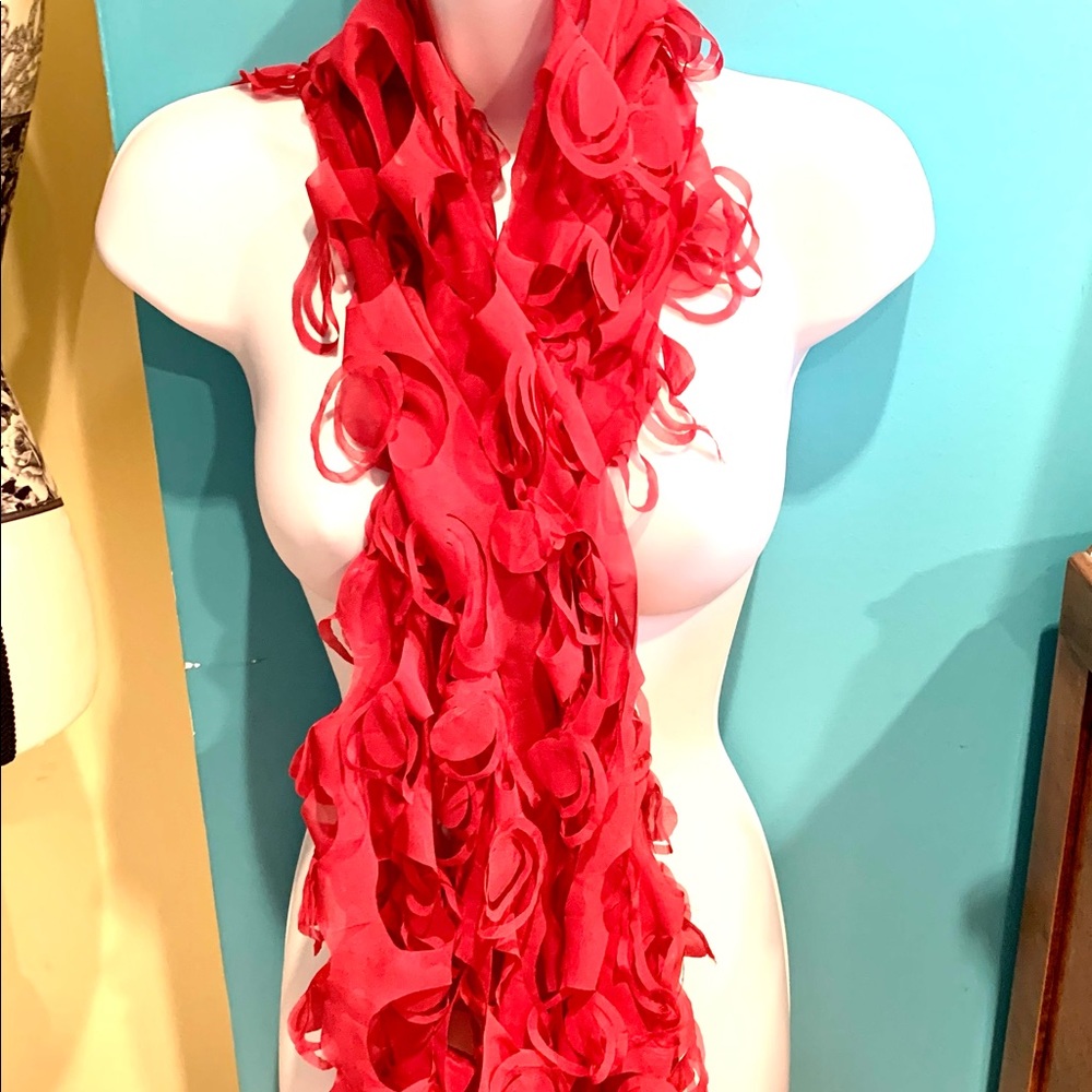 Pink - hot pink fashion scarf